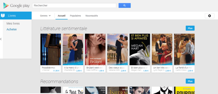 Livres Google Play