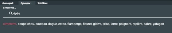 Dictionnaire de synonymes
